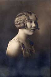 graduation picture, side